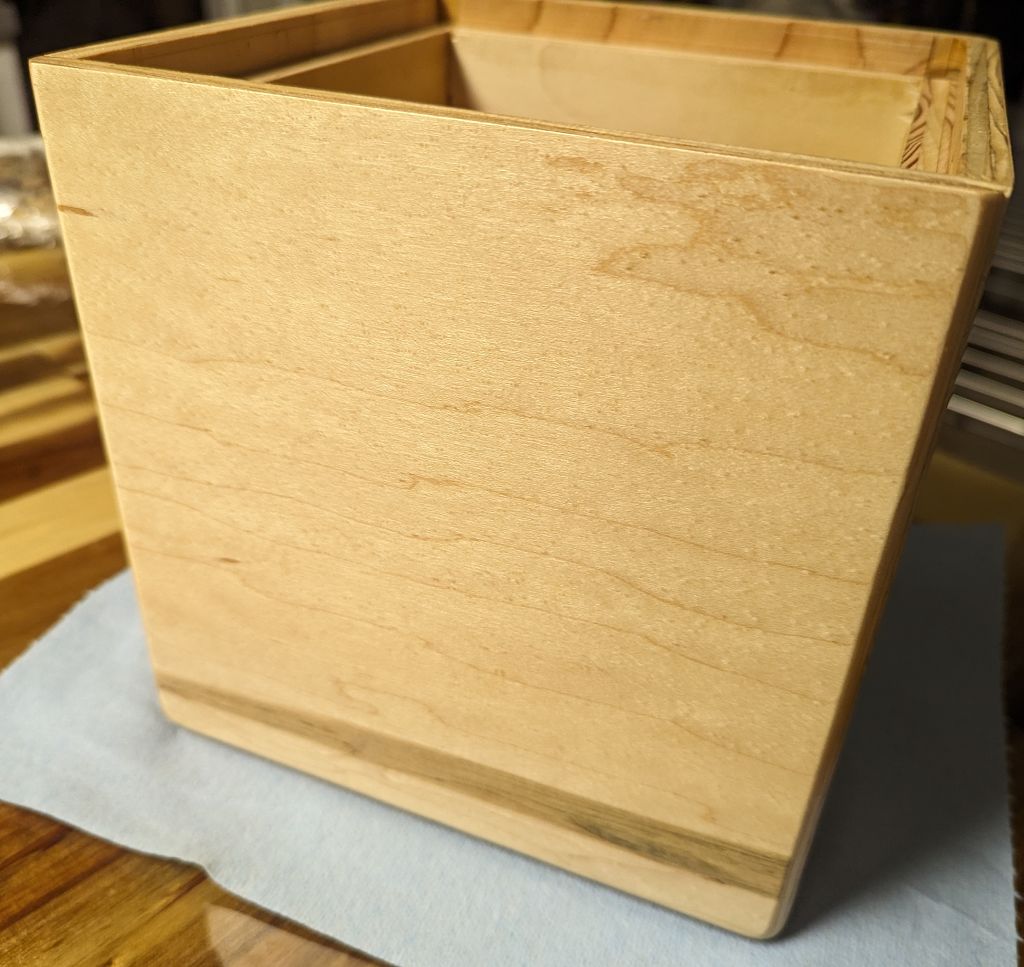 hair bow box finish drying