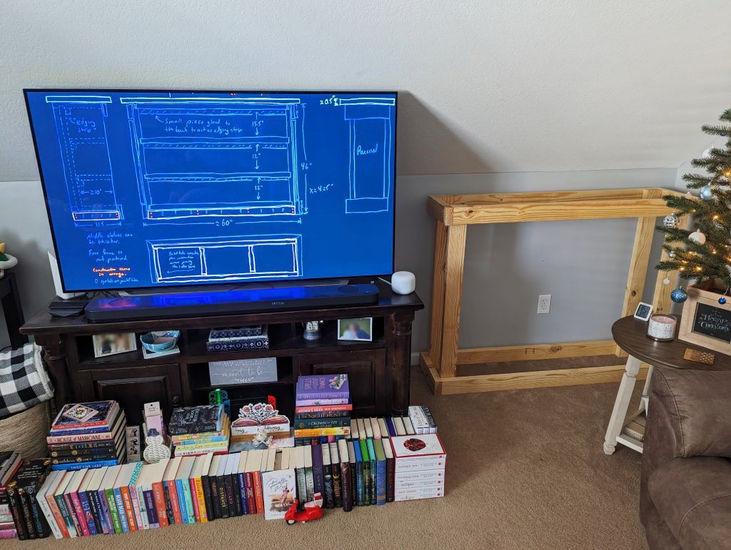 console bookshelf mockup side by side comparison