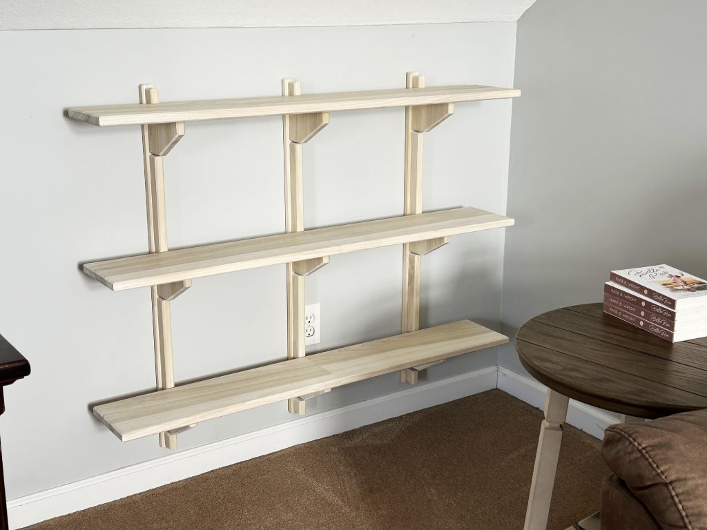 airy bookshelf diy white finish wood wax 50